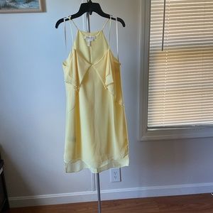 BCBGeneration Yellow Dress, 100 % polyester, Size Small